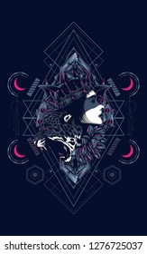 cheetah and the queen sacred geometry