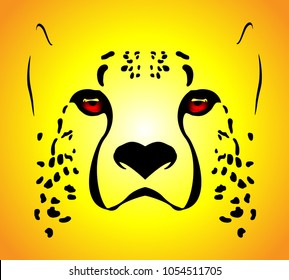 cheetah red eyes