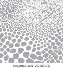 Patrón sin fisuras de guepardo. Gris y blanco. Antecedentes animales. Plantilla de Vector para la tela, materia textil, Fondo de pantalla, papel de embalaje