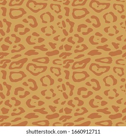 Cheetah seamless pattern. Vector image.