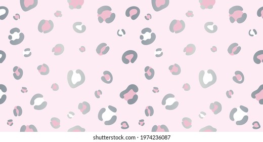 Cheetah seamless repeat pattern  vector background  repeating wallpaper  animal print  leopard pattern  Silver   pink gradient cheetah wallpaper 