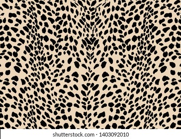Cheetah skin pattern design. Cheetah spots print vector illustration background. Wildlife fur skin design illustration for print, web, home decor, fashion, surface, graphic design