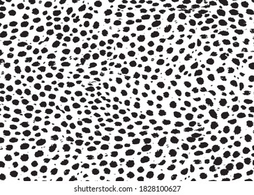 Cheetah skin pattern design. Cheetah spots print vector illustration background. Wildlife fur skin design illustration for print, web, home decor, fashion, surface, graphic design 