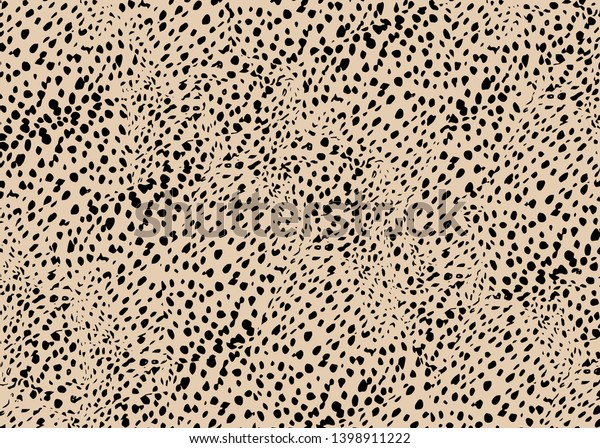 Cheetah skin\
pattern design. Cheetah spots print vector illustration background.\
Wildlife fur skin design illustration for print, web, home decor,\
fashion, surface, graphic\
design