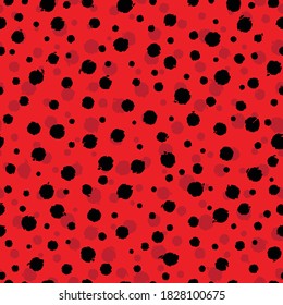 Cheetah skin seamless pattern design. Cheetah dots vector illustration background. Wildlife fur skin design illustration for print, web, home decor, fashion, surface, graphic design