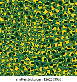 Cheetah Skin Seamless Texture. Animal pattern leopard print. Vector animal fur jungle design.