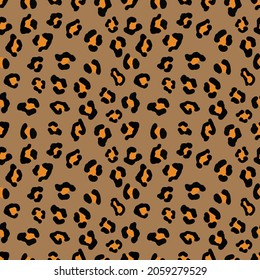 cheetah skin seamless vector pattern