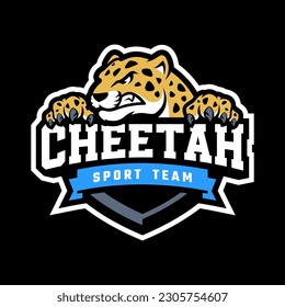 CHEETAH SPORT MASCOT LOGO DESIGN