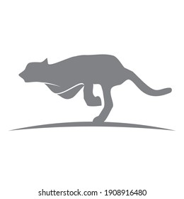 Cheetah template illustration Wild cat emblem design editable for your business