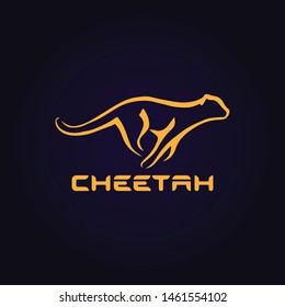 Cheetah vector design.you can easily customized it via illustrator