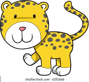 Cheetah Vector Illustration