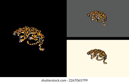 cheetah vector illustration mascot design
