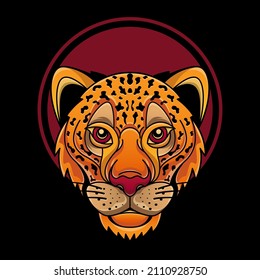 cheetah vector logo, vector EPS 10