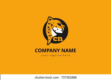 Cheetah Vector Mascot Logo Icon 