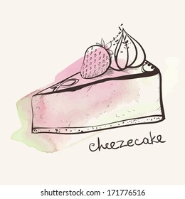 cheezecake strawberry dessert