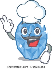 Chef aquamarine gem character 