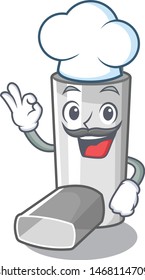 Chef asthma inhalers in cartoon medicine box