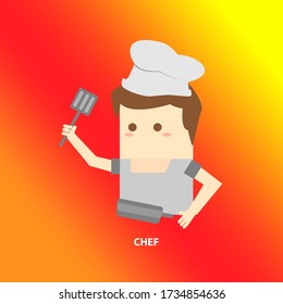 Chef Avatar illustration infographic vector culinary