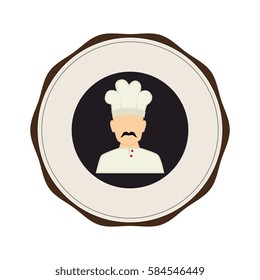 chef avatar isolated icon