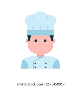 Chef avatar in white shirt and hat