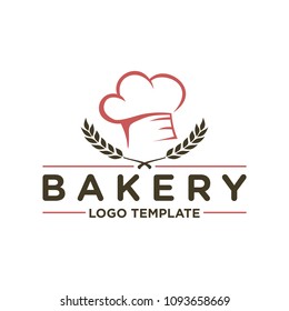 Chef Bakery Vector Logo Template