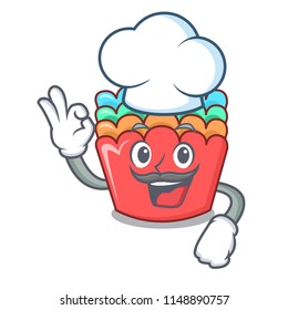 Chef baking molds character cartoon