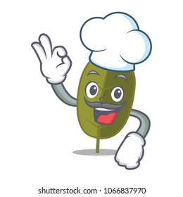 Chef bay leaf character cartoon