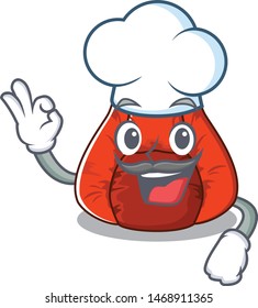 Chef bean bag chair in a character