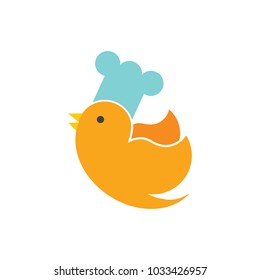 Chef Bird Logo Icon Design