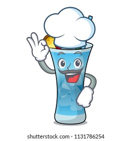 Chef blue hawaii character cartoon