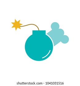 Chef Bomb Logo Icon Design