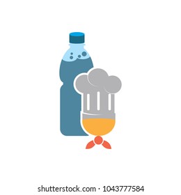 Chef Bootle Logo Icon Design