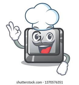 Chef button G on a game cartoon