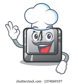 Chef button M in the character shape