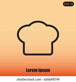 Chef cap icon