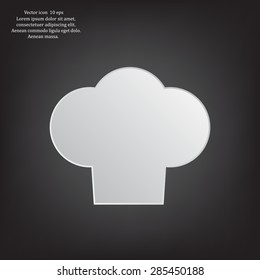 Chef Cap Icon Cooking Cap Stock Vector (Royalty Free) 285450188 ...