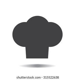 Chef cap icon. Cooking cap