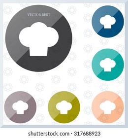 Chef Cap Icon Cooking Cap Stock Vector (Royalty Free) 317688923 ...