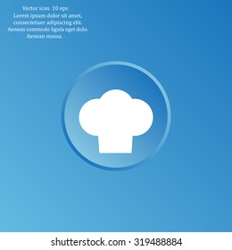 Chef cap icon. Cooking cap