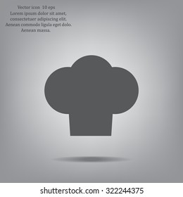 Chef cap icon. Cooking cap