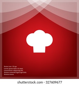 Chef cap icon. Cooking cap