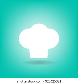 Chef cap icon. Cooking cap