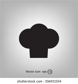 Chef cap icon. Cooking cap