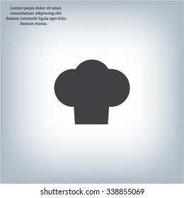 Chef cap icon. Cooking cap