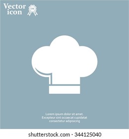 Chef cap icon. Cooking cap
