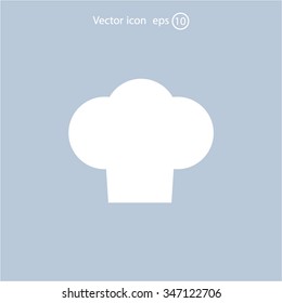 Chef cap icon. Cooking cap