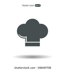 Chef cap icon. Cooking cap