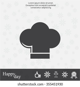 Chef Cap Icon Cooking Cap Stock Vector (Royalty Free) 355451930 ...