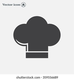 Chef cap icon. Cooking cap