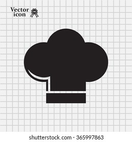 Chef cap icon. Cooking cap